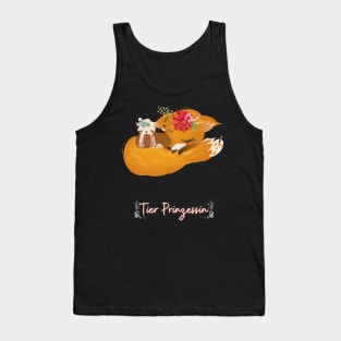 Fuchs Eule Tier Prinzessin Blumen Süß Tank Top